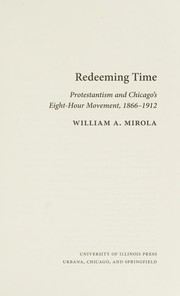 Cover of Redeeming Time by William A. Mirola