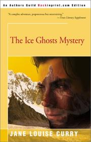 Front cover of The ice ghosts mystery by Jane Louise Curry