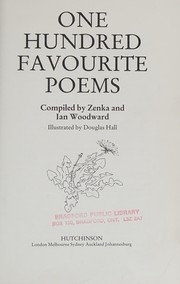 Cover of One hundred favourite poems by Zenka Woodward