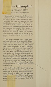 Front cover of He went with Champlain by Louise Andrews Kent
