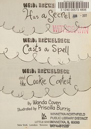 Front cover of Heidi Heckelbeck has a secret by Wanda Coven