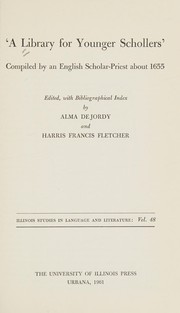 Cover of "A library for younger schollers," by Thomas Barlow