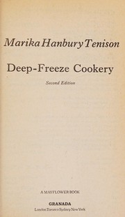 Cover of Deep-freeze cookery by Hanbury Tenison, Marika