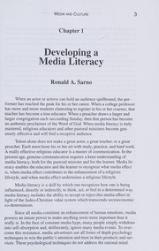 Front cover of Media and Culture (Access Guides to Youth Ministry) by Reynolds Ekstrom