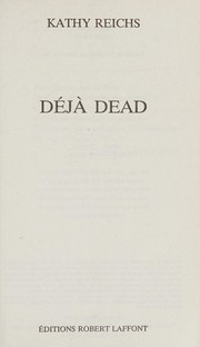 Cover of Déjà Dead by Kathy Reichs