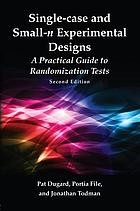 Cover of Single-case and small-n experimental designs by Pat Dugard