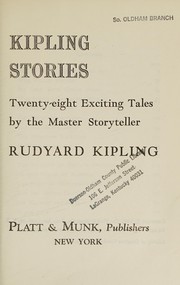 Front cover of Kipling stories; twenty-eight exciting tales by Rudyard Kipling