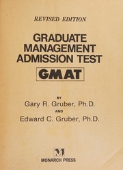 Front cover of Graduate Management Admission Test (GMAT) by Gary R. Gruber