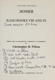 Cover of Homer by C. H. Wilson
