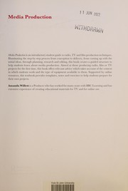Cover of Media production by Amanda Willett