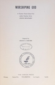 Front cover of Worshiping God by Grace M. Smeltzer