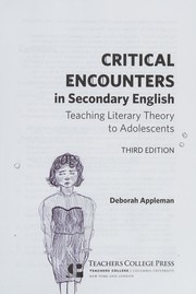 Cover of Critical Encounters in Secondary English by Deborah Appleman