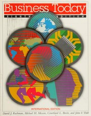 Cover of Business today by David J. Rachman