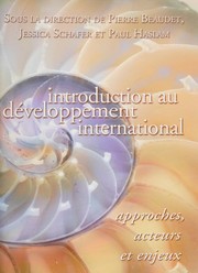 Front cover of Introduction au développement international by Pierre Beaudet