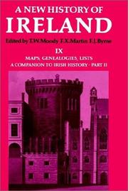 Cover of A new history of Ireland by Moody, T. W.