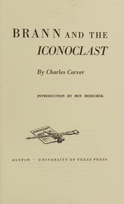 Front cover of Brann and the Iconoclast by Charles Carver