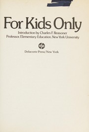 Cover of For kids only by Jesper Høm