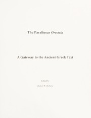 Cover of The paralinear Oresteia by Aeschylus