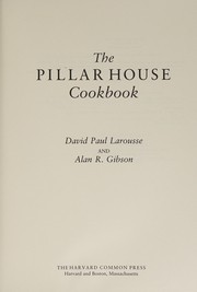 Cover of The Pillar House cookbook by David Paul Larousse