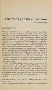 Front cover of New movements in the study and teaching of chemistry by Unknown