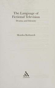 Cover of The language of fictional television by Monika Bednarek