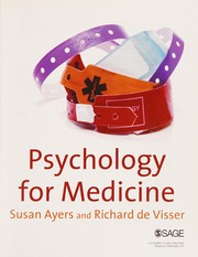 Front cover of Psychology for Medicine by Susan Ayers