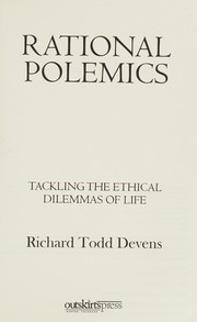 Cover of Rational polemics by Richard Todd Devens