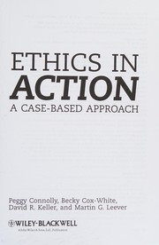 Cover of Ethics in action by Peggy Connolly