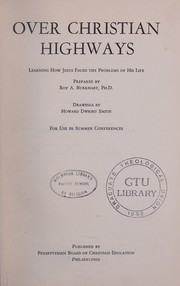 Cover of Over Christian highways by Roy A. Burkhart