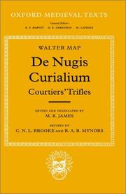 Cover of De nugis curialium by Walter Map