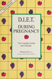 Cover of D.I.E.T. during pregnancy by Miriam Erick