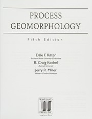 Cover of Process geomorphology by Dale F. Ritter