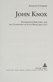 Cover of John Knox by Kenneth D. Farrow