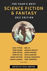 Front cover of The Year’s Best Science Fiction & Fantasy, 2021 Edition by Rich Horton