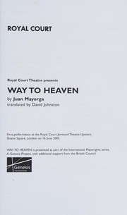 Front cover of WAY TO HEAVEN; TRANS. BY DAVID JOHNSTON by JUAN MAYORGA