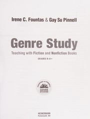 Front cover of Genre study by Irene C. Fountas