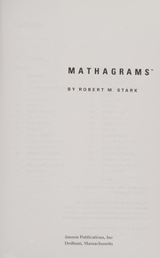 Cover of Mathagrams by Robert M Stark
