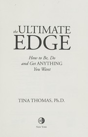 Cover of Ultimate Edge by Tina Thomas
