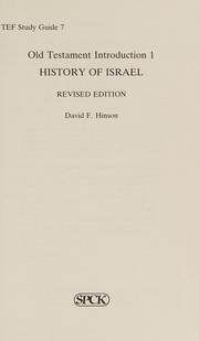 Cover of Old Testament Introduction (TEF Study Guides) by David F. Hinson