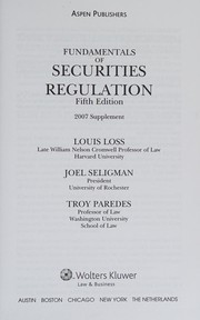 Cover of Fundamentals of securities regulation by Louis Loss