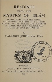 Front cover of Readings from the mystics of Islam by Margaret Smith