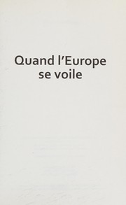 Front cover of Quand l'Europe se voile by Viviane Teitelbaum