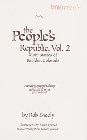 Cover of The people's republic, vol. 2 by Rob Sheely