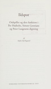 Front cover of Ildspor by Stefan Kjerkegaard