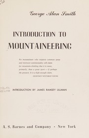 Cover of Introduction to mountaineering by George Alan Smith