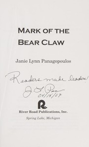 Cover of Mark of the Bear Claw by Janie Lynn Panagopoulos