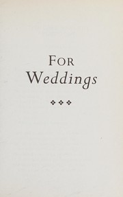 Front cover of For weddings and a funeral by John Marsden