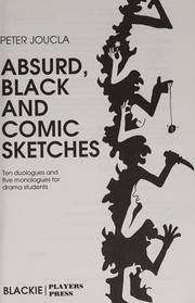 Cover of Absurd, black and comic sketches by Peter Joucla