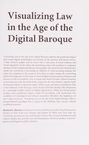 Cover of Visualizing law in the age of the digital baroque by Richard K. Sherwin