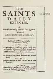 Cover of The saints daily exercise by Preston, John